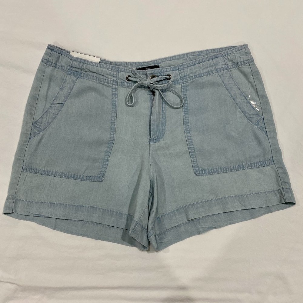 GAP FACTORY - Shorts - Light blue chambray